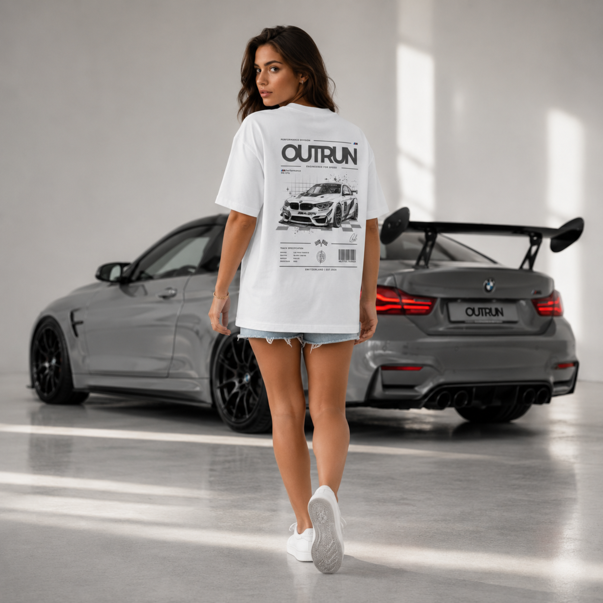 OUTRUN — Track Division Tee