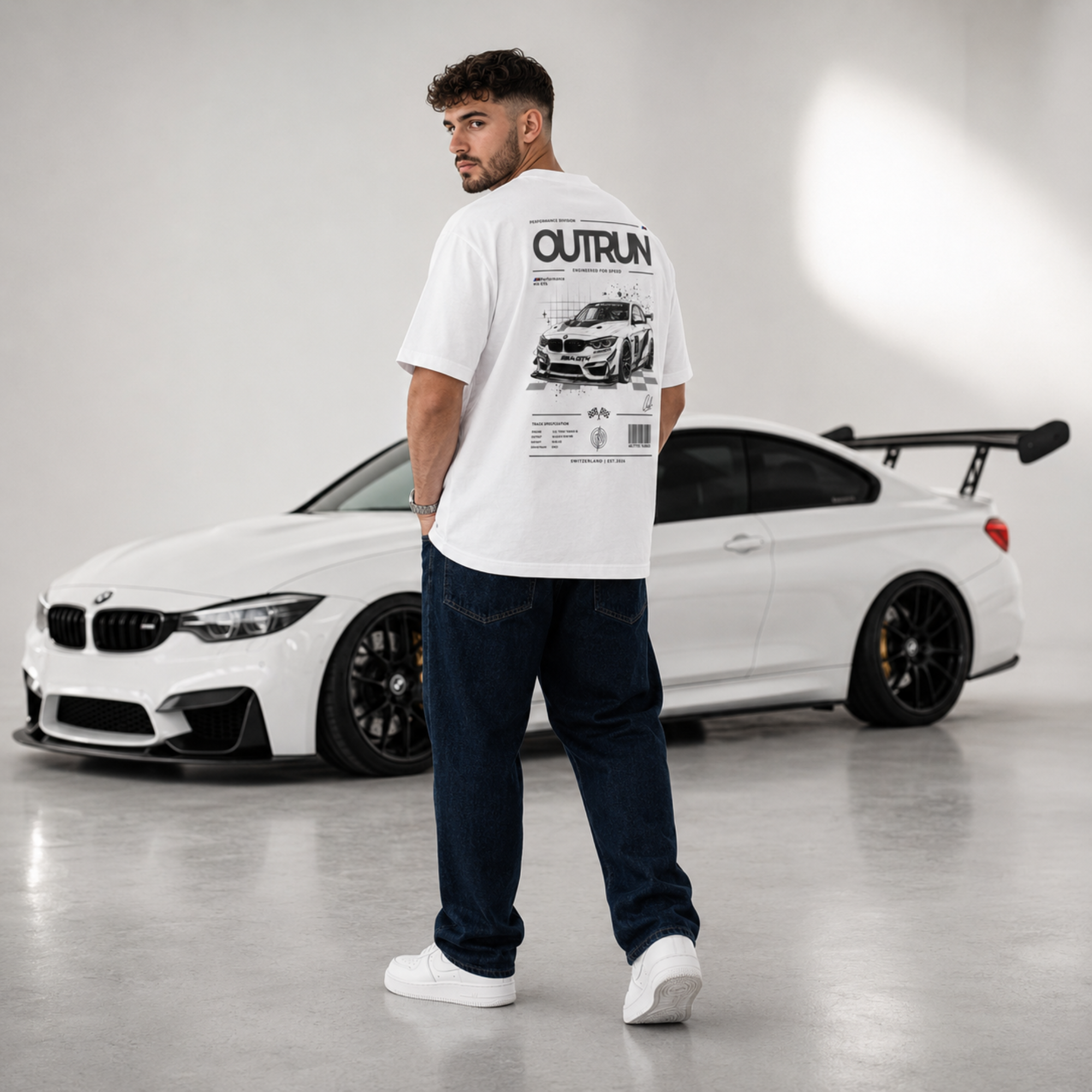 OUTRUN — Track Division Tee