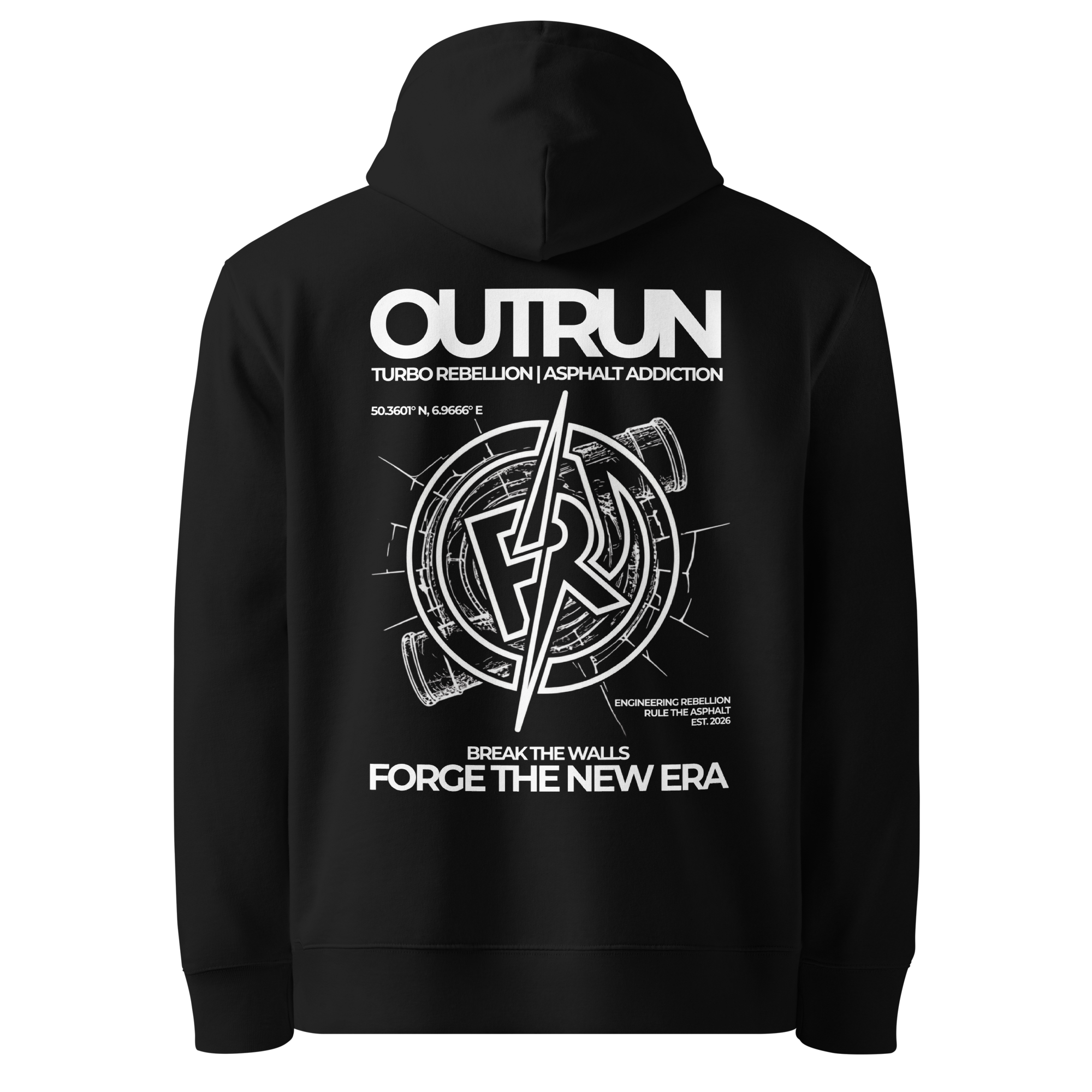 OUTRUN – Turbo Rebellion Hoodie