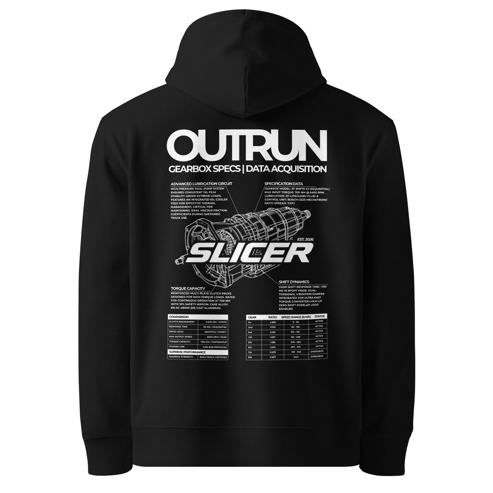 OUTRUN – Gearbox Slicer Hoodie